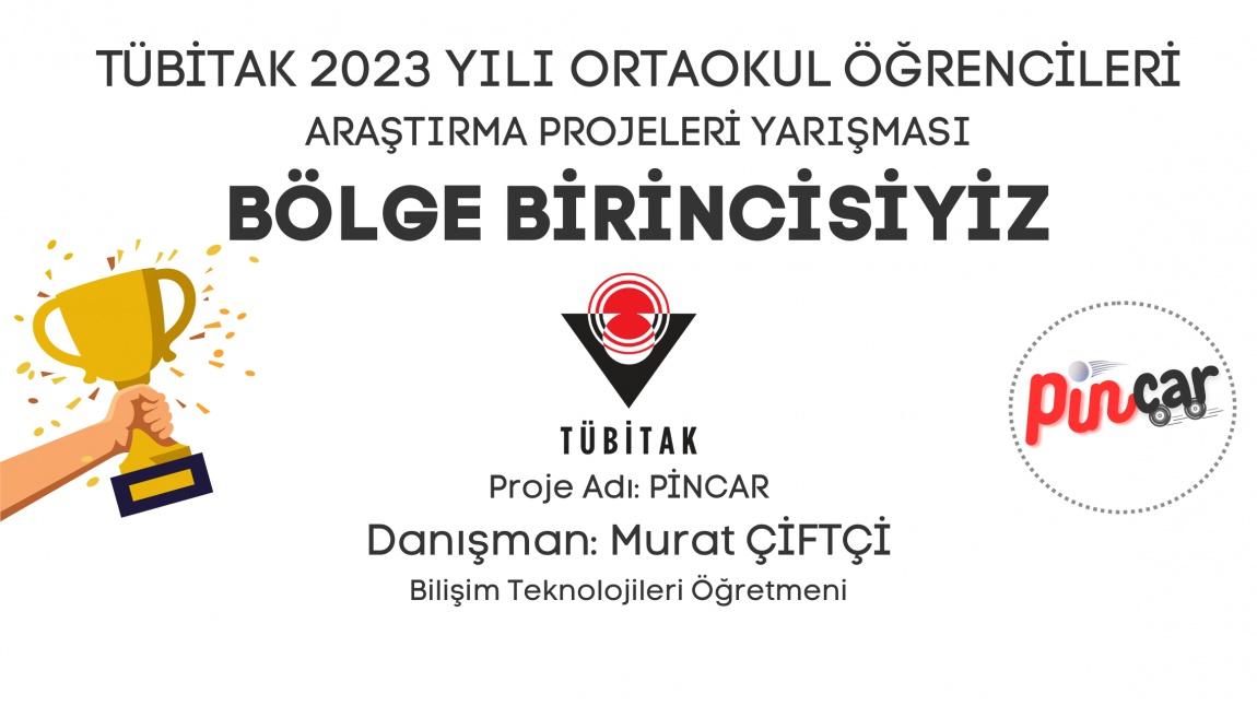 Tübitak 2204-B Ortaokul Öğrencileri Araştırma Projeleri Yarışmasında bölge birincisi olan projemizle Türkiye Finalindeyiz!